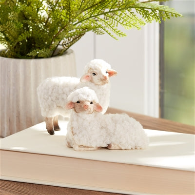 Happy Tabletop Sheep Figurine (Set of 8)