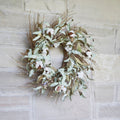 Cotton-Leaf Wreath 28"D