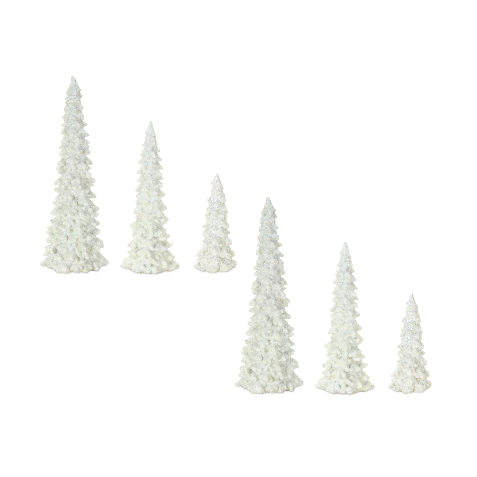 Off-White Tabletop Holiday Tree (Set of 6)