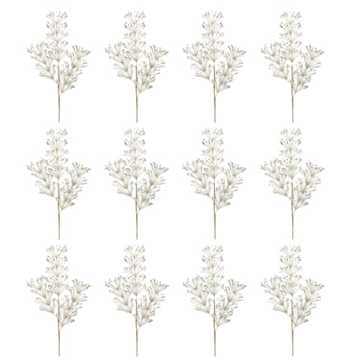 Pine and Sequin Spray (Set of 12)