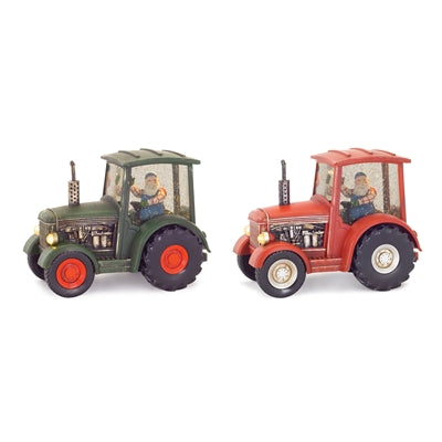Tractor/Timer (Set of 2) 8.75"L x 6.75"H Plastic