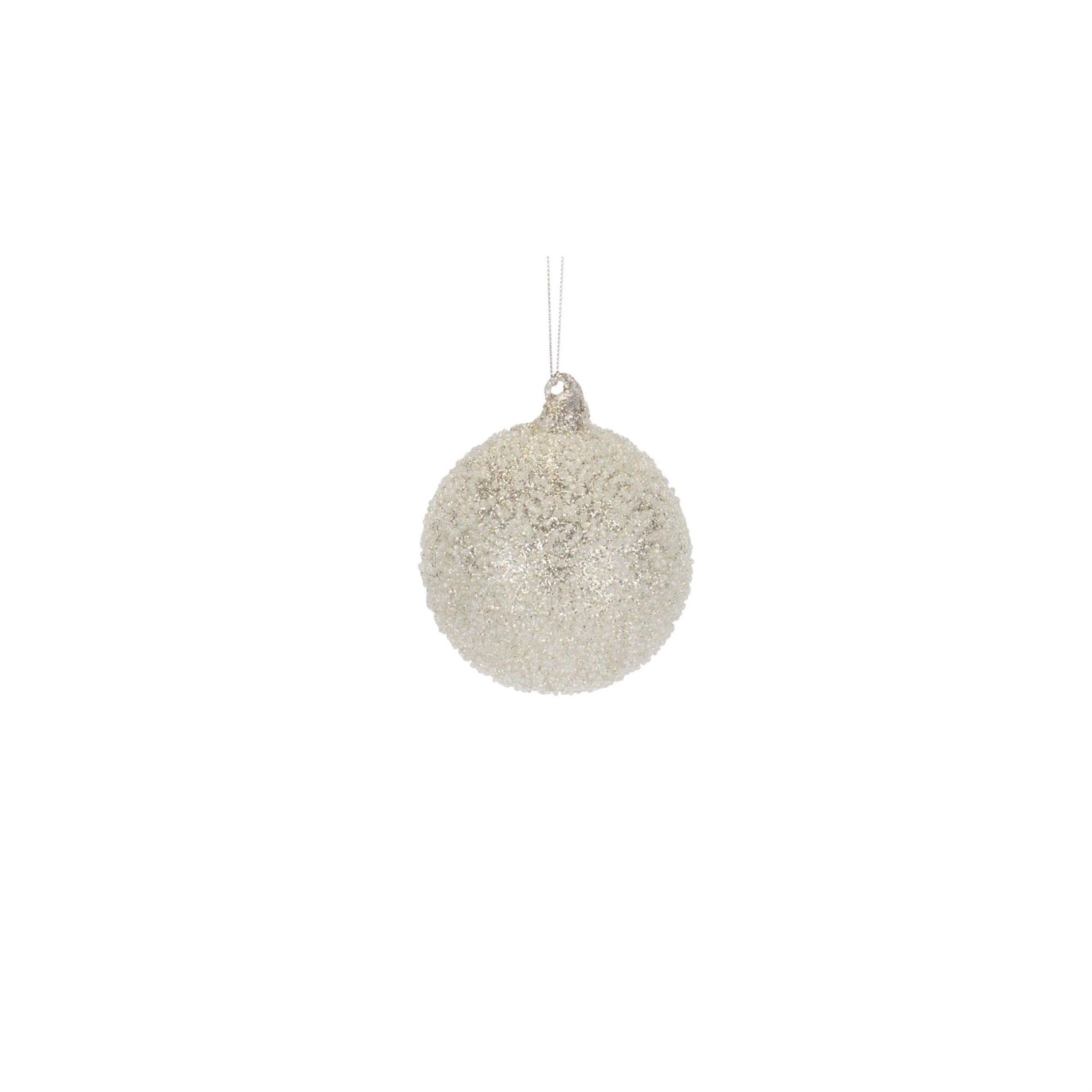 Beaded Glass Tree Ornament (Set of 6)