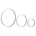 Iron Metal Rings Wall Display (Set of 3)