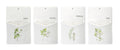 White Ceramic Herb Wall Pocket (Set of 4)