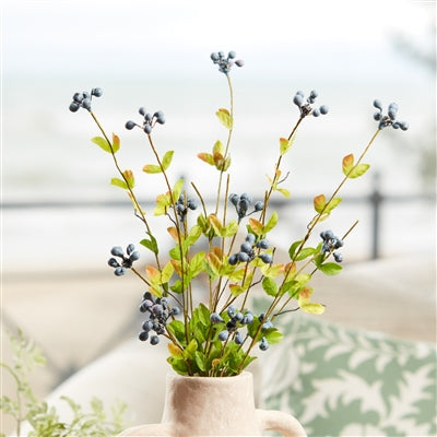 Blue Berry Foliage Spray (Set of 12)