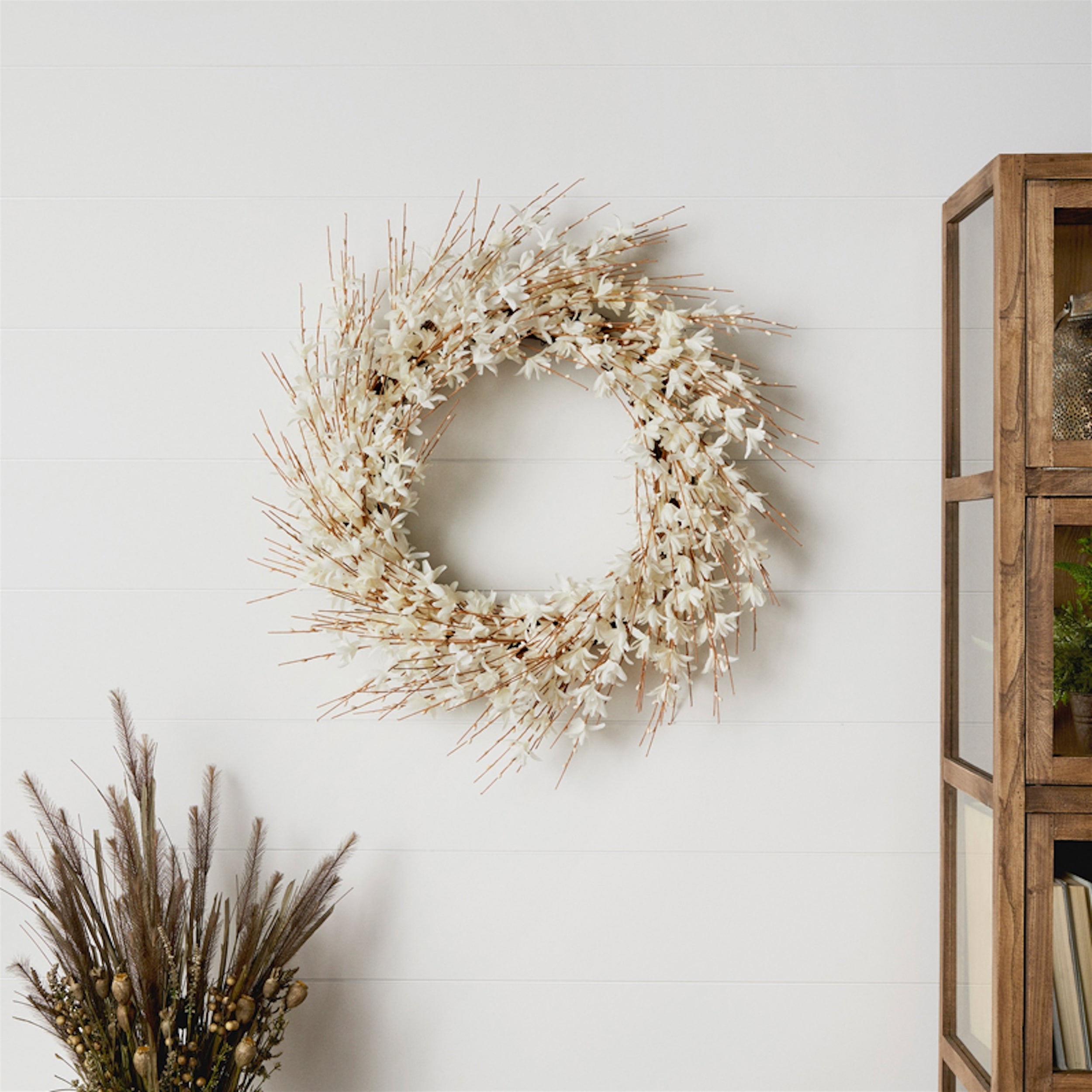 Blossom Floral Wreath 25"D