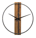 Wall Clock 27.5”D Wood/MDF/Iron