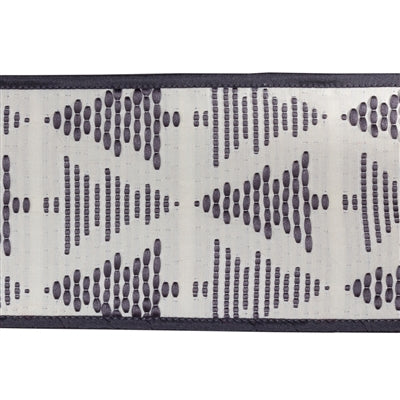 Grey Holiday Tree Wired Ribbon (Set of 2)