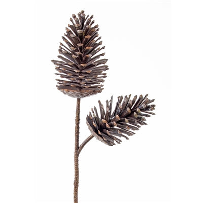Double Pine Cone Spray (Set of 6)
