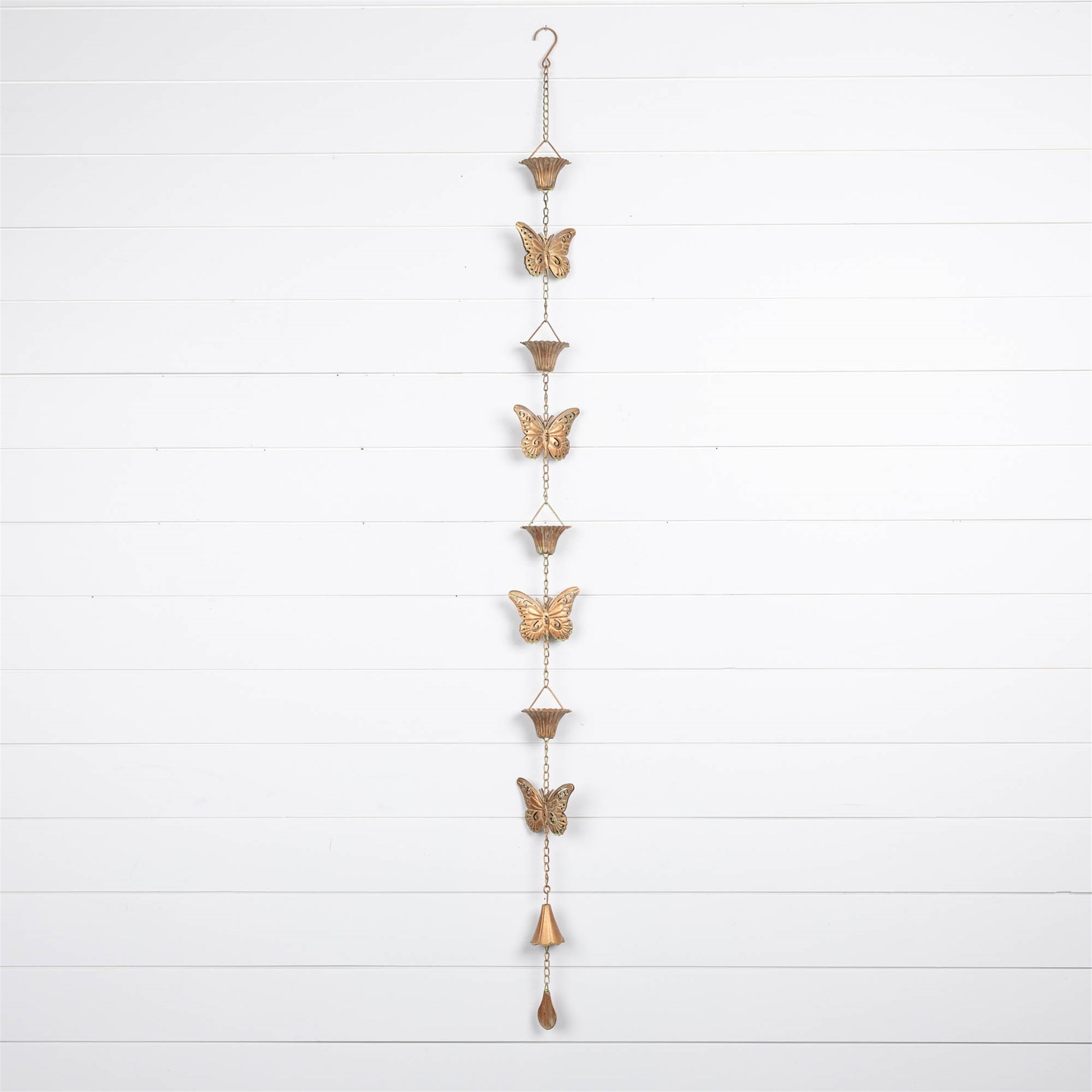 Iron Butterfly Rain Chain 61.5"H