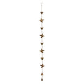 Iron Hummingbird Rain Chain 61.5"H