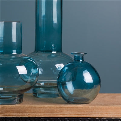 Glass Bubble Vase (Set of 2)