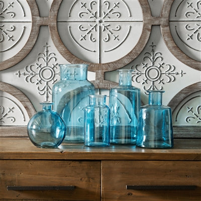 Glass Bubble Vase (Set of 2)