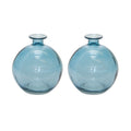 Glass Bubble Vase (Set of 2)