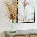 Sage Green Glass Jug Vase (Set of 2)