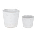 Porcelain Face Planter (Set of 2)