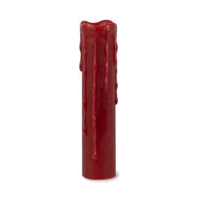 Red LED Dripping Wax Designer Candle with Remote (Set of 2)