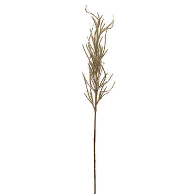 Flocked Beige Pampas Grass Spray (Set of 4)