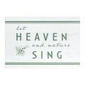 Rustic Wood Christmas Sentiment Sign 20"L