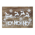 Wood "Ho Ho Ho" Wall Sign 19.5"L