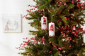 Glass Snowflake Gnome Tree Ornament (Set of 12)
