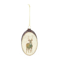 Deer Disc Ornament (Set of 12)