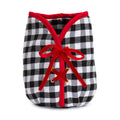 Plaid Christmas Tree Pot Cover 9"H