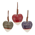 Sentiment Heart Ornament (Set of 12)