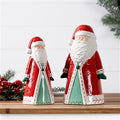 Ceramic Santa Tea Light Holder 10.25"H
