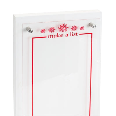 Christmas List Acyrlic Sign 15.5"L