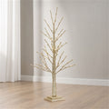 LED Lighted Gold Twig Tree 36"H