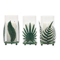 Metal Leaf Candle Holder (Set of 6)