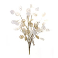 Ivory Silver Dollar Eucalyptus Spray (Set of 6)