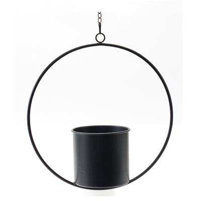 Modern Hanging Planter with Frame (Set of 2)
