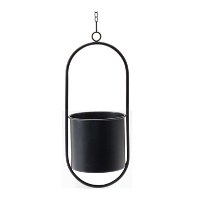 Modern Hanging Planter with Frame (Set of 2)