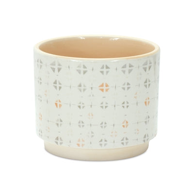 Blush Patterned Stacking Pot (Set of 3)