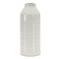 Modern Ribbed Terra Cotta Vase 14"H