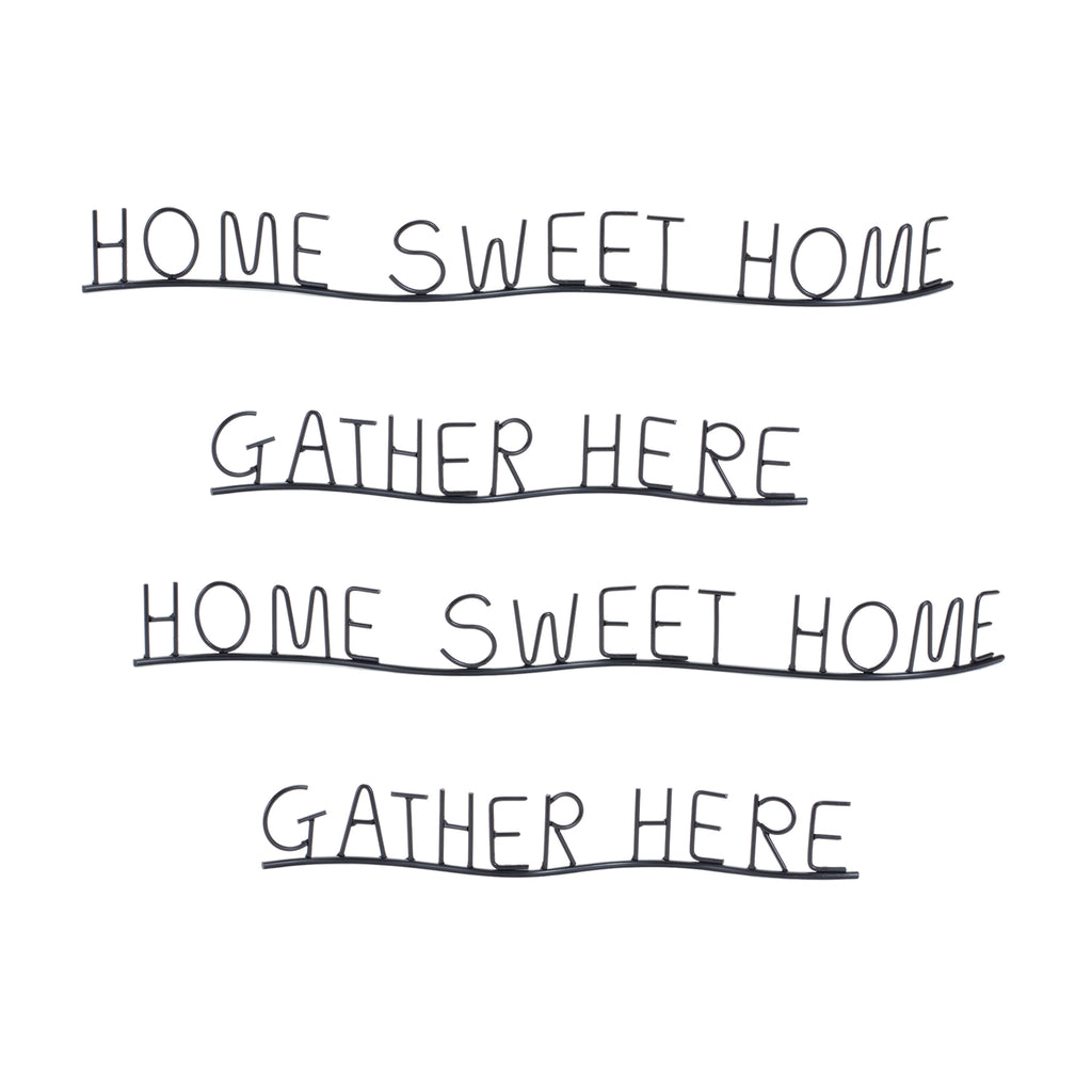 Gather and Home Sentiment Decor (Set of 4)