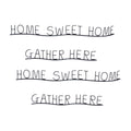 Gather and Home Sentiment Decor (Set of 4)