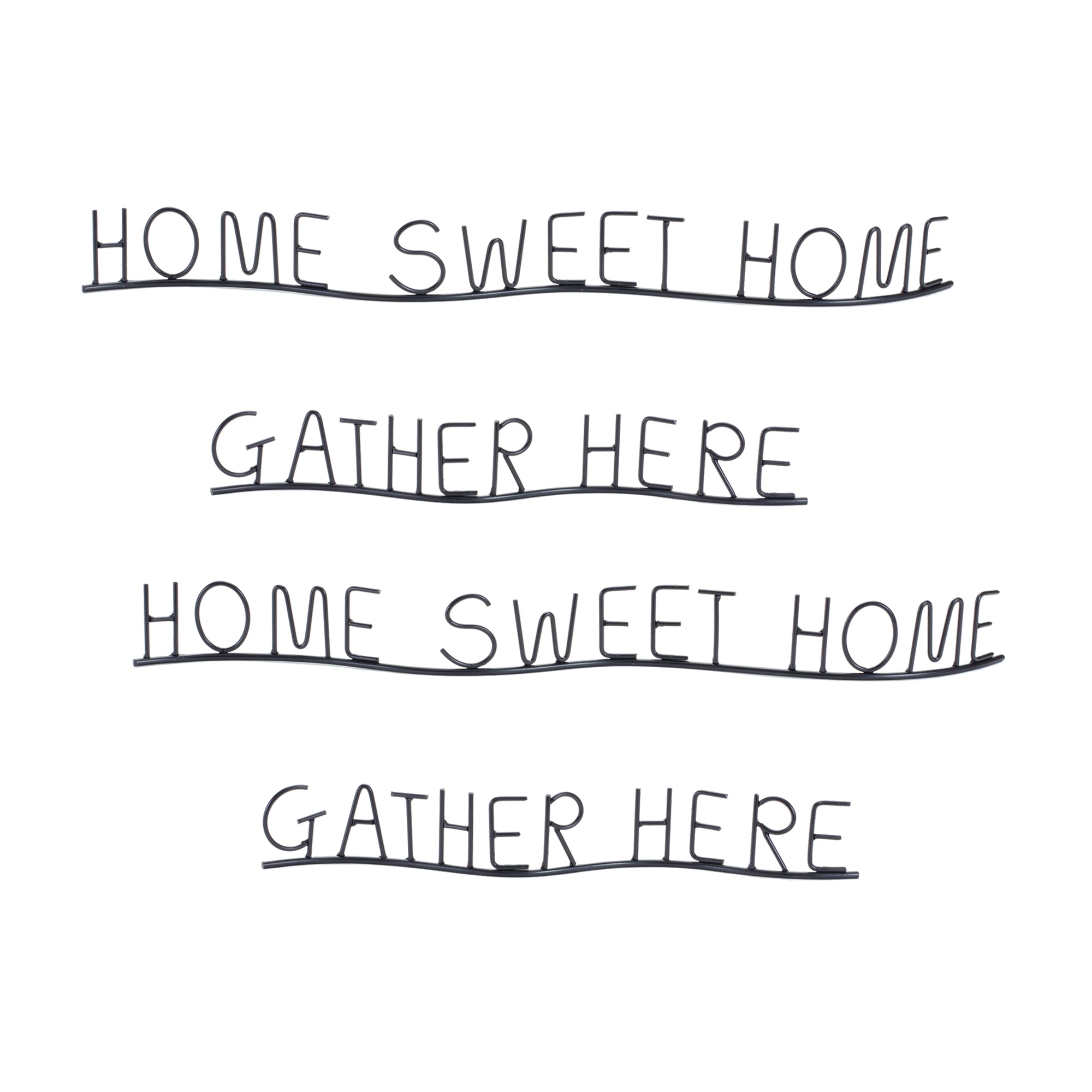 Gather and Home Sentiment Decor (Set of 4)