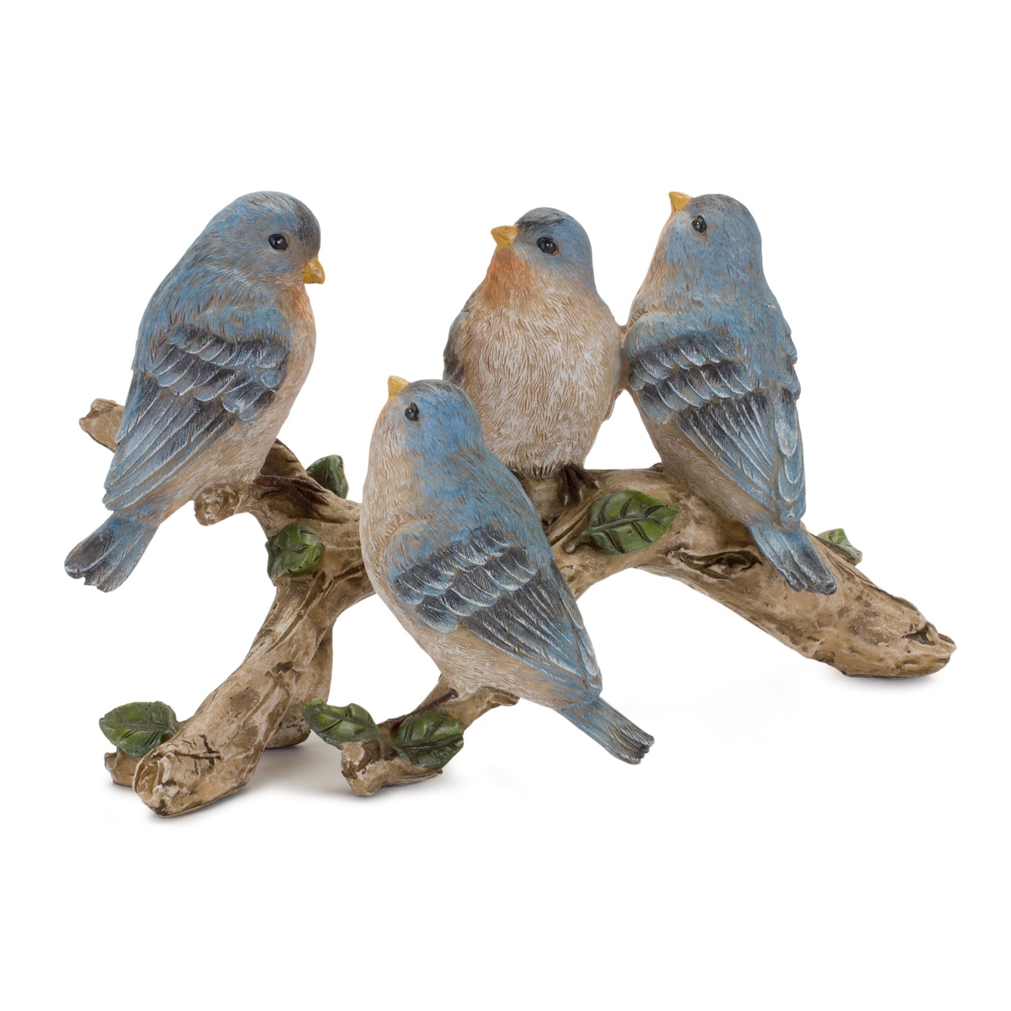 Blue Birds on Branch Figurine 11"L