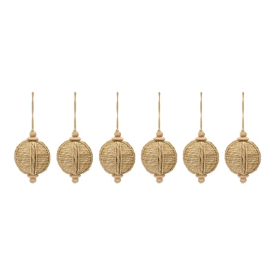 Jute Onion Ornament (Set of 6)