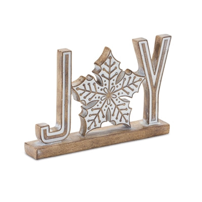 Joy and Noel Tabletop Sign (Set of 4)