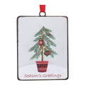 Seasons Greetings Pine Tree Ornament (Set of 12)