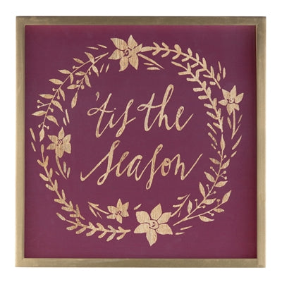 Framed Holiday Sentiment Sign (Set of 2)