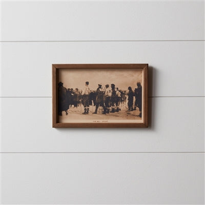 Vintage Ski Race Wall Decor 11.75"L