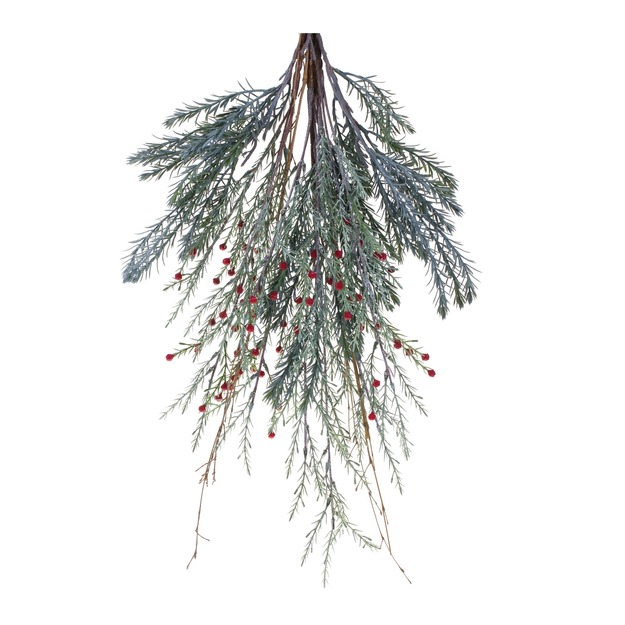 Mixed Pine Berry Swag 23.25"H
