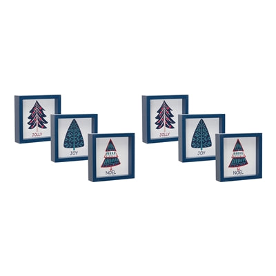 Pine Tree Sentiment Sign (Set of 6)