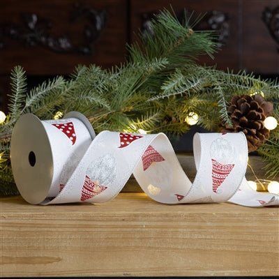 Gnome Santas Ribbon (Set of 2)