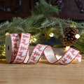 Tree and Deer Holiday Ribbon (Set of 2)